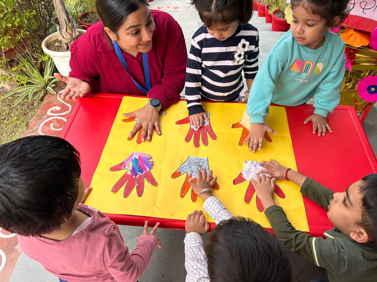 Teamwork at Rhythm Play School