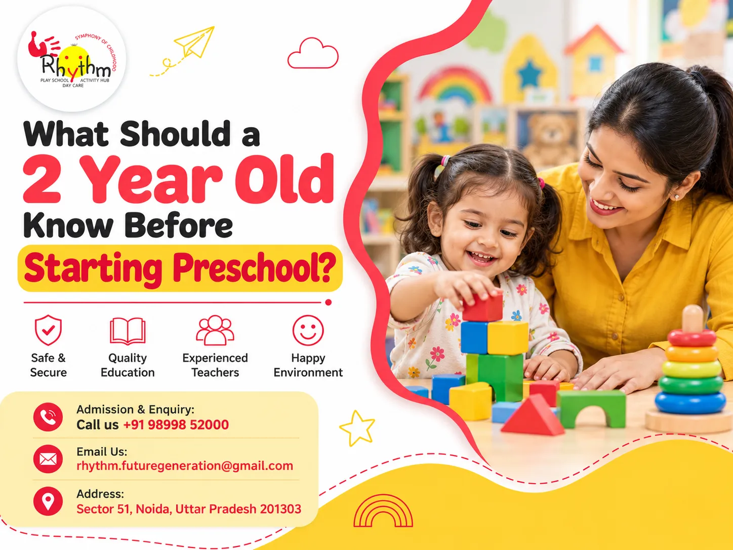 What Should a 2 Year Old Know Before Starting Preschool?