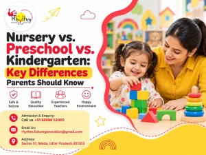 Nursery vs. Preschool vs. Kindergarten: Key Differences